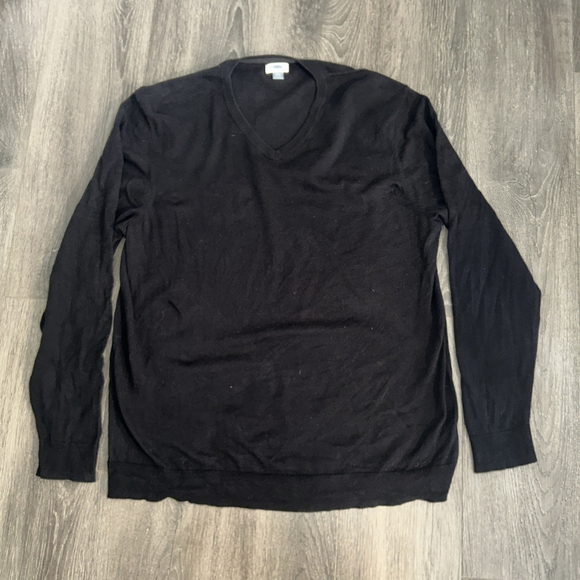 Old Navy Other - Old Navy Mens XXXL Black Crewneck Lightweight Sweater Cotton Blend Pullover